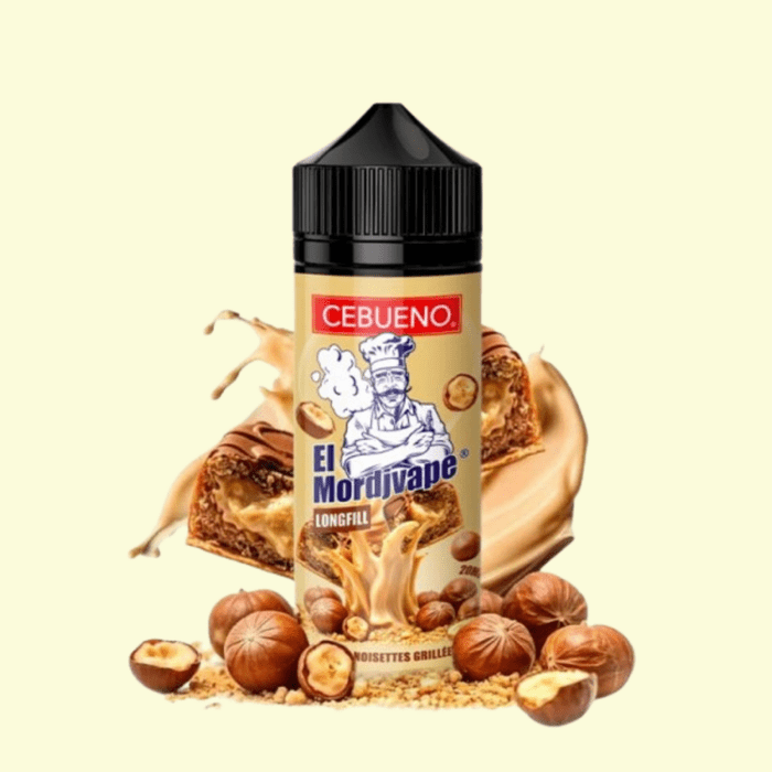Cebueno - El Mordjvape (Krém z pražených lieskových orechov) Shake and vape 20/120ml