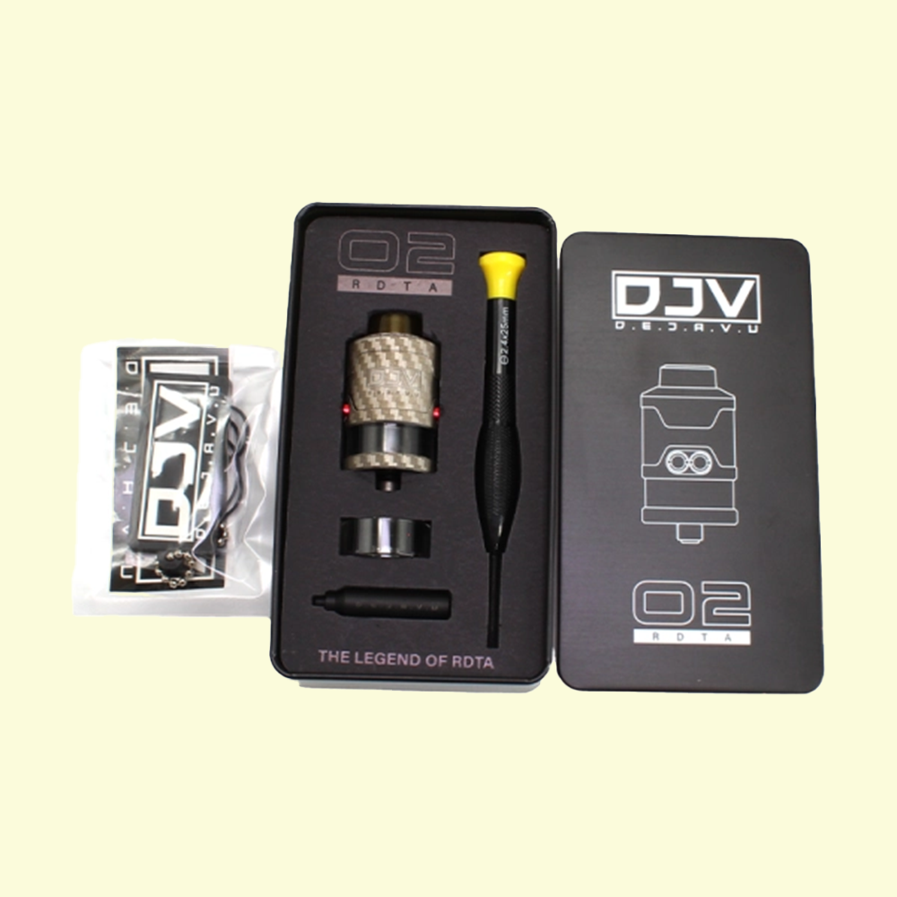 DJV Fiber Engrave RDTA V2 26mm Tank – Obrázok 4