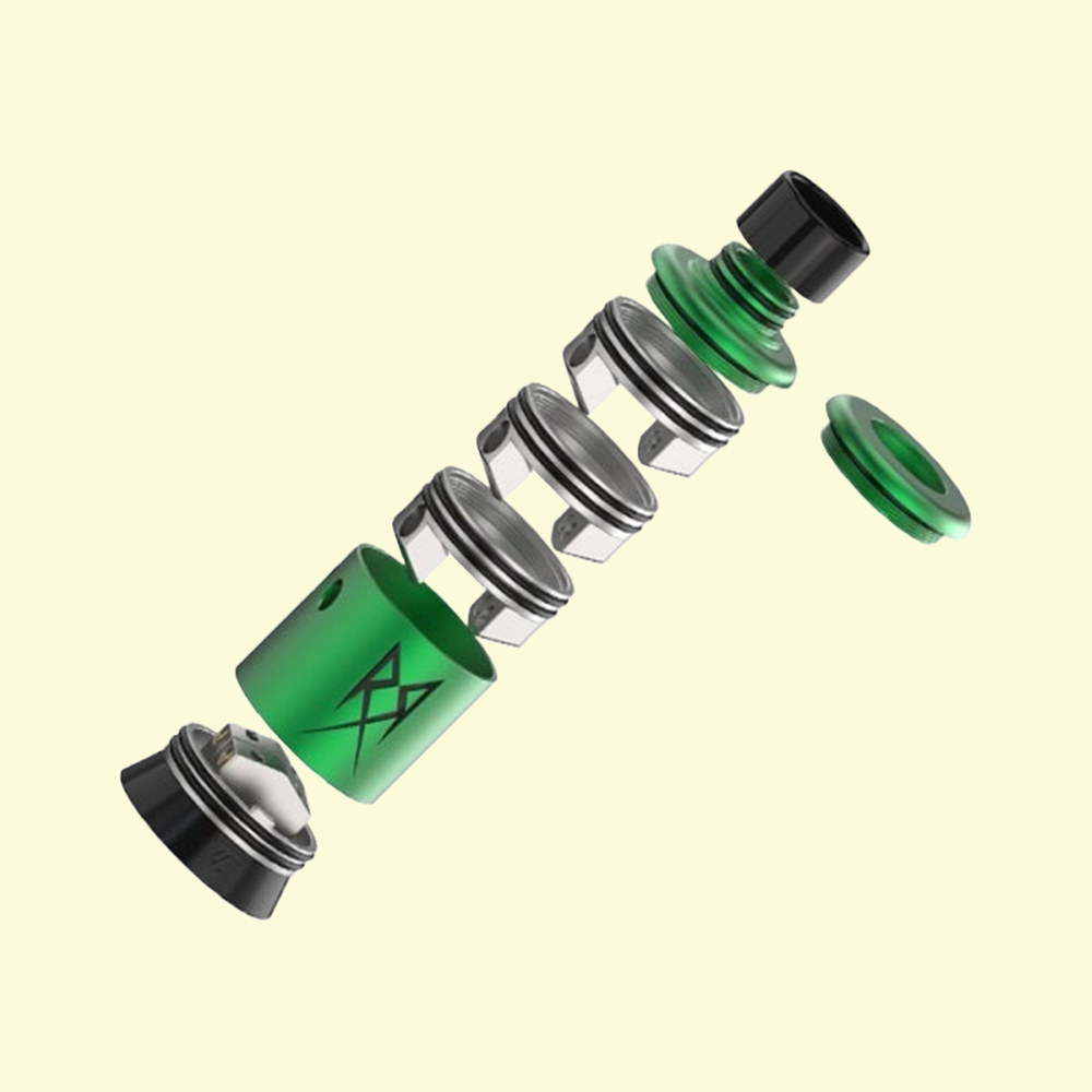 Thunder Cloud x Grimm Green Recoil R3 RDA Single Coil Tank – Obrázok 6