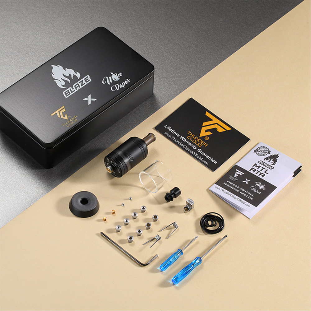 Thunder Cloud x Mike Vapes Blaze MTL RTA 3ml 22mm Tank – Obrázok 4