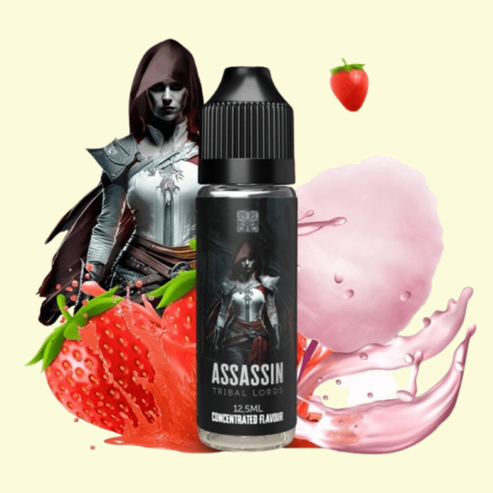 Tribal Force - Assassin (Jahodová cukrová vata) Shake and vape 12.5/60ml