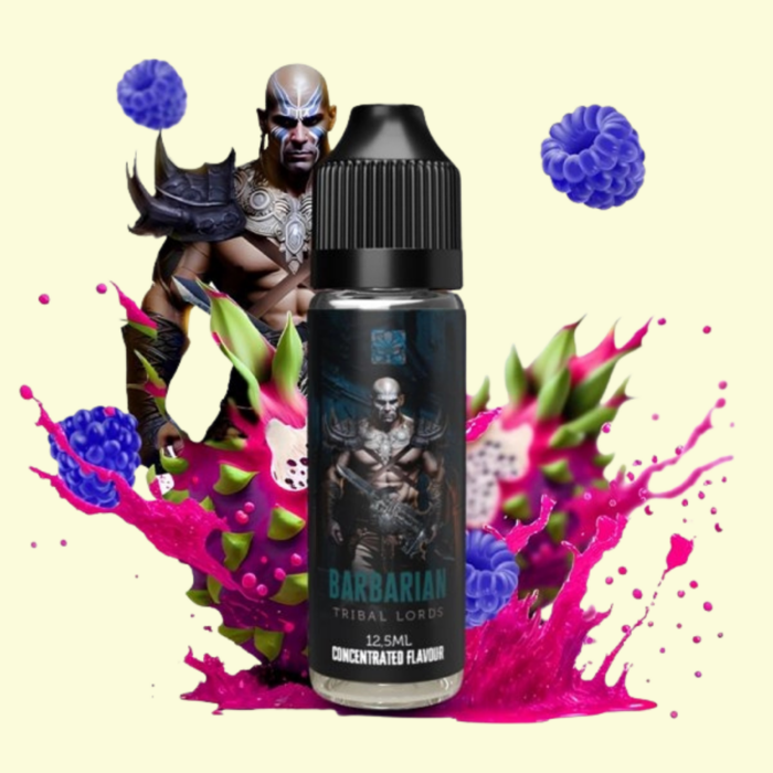 Tribal Force - Barbarian (Dračie ovocie a modrá malina) Shake and vape 12.5/60ml