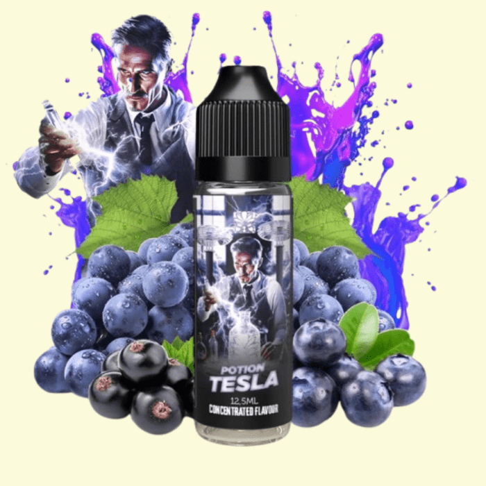 Tribal Force - Potion Tesla (Hrozno, čierne ríbezle a čučoriedky) Shake and vape 12.5/60ml