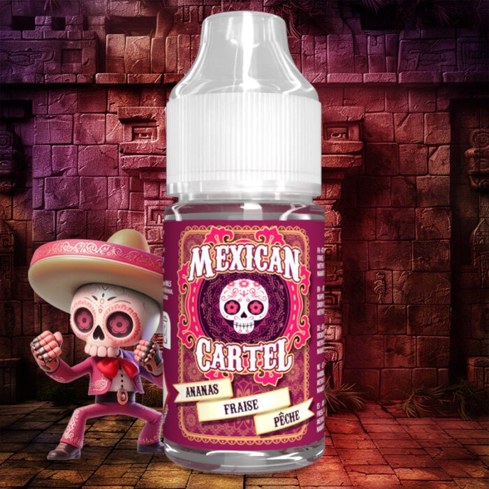 Mexican Cartel Aroma – Ananas Fraise Peche (ananás, jahoda, broskyňa) 30 ml