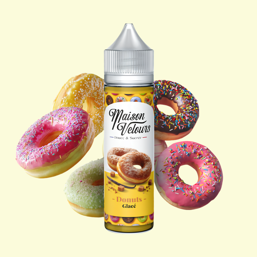 Maison Velours - Donuts Glace (Karamela, Vanilka, Šiška) Shortfill 50ml