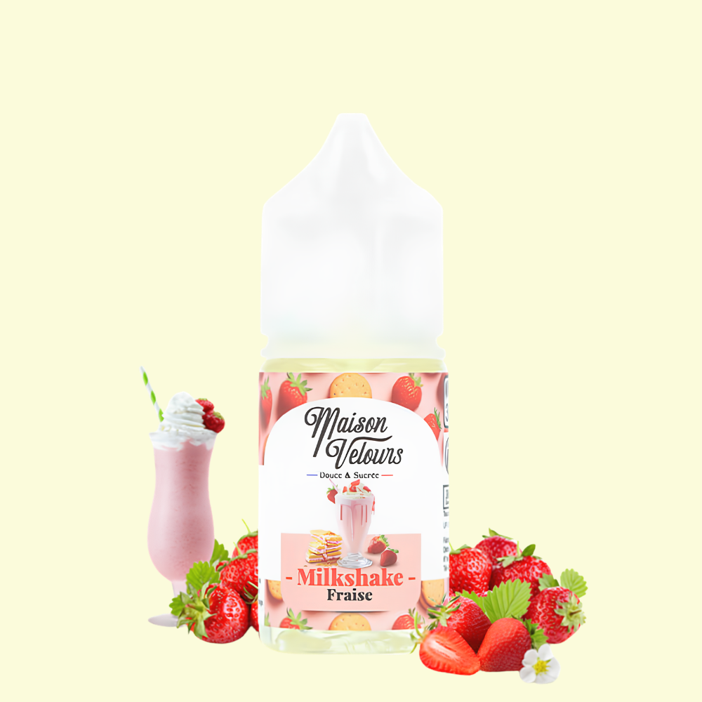 Maison Velours - Milkshake Fraise (jahodový mliečny kokteil) Aroma 30ml