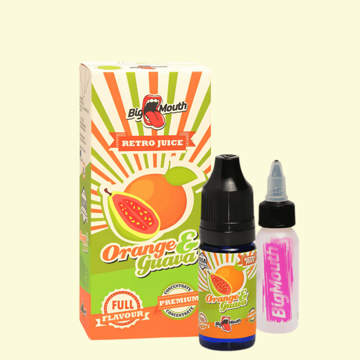 Big Mouth Retro Juice - Orange Guava