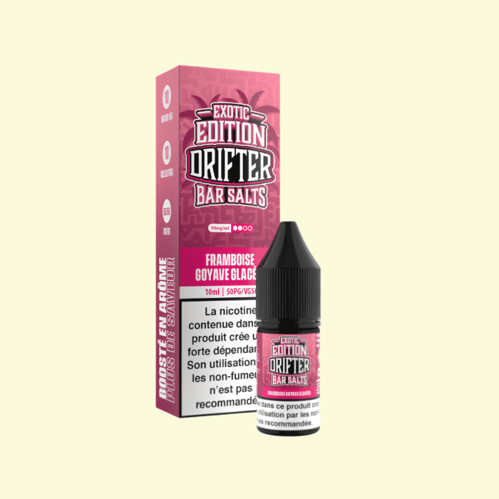 Drifter Bar Salts Exotic Edition - Raspberry Guava Ice 10ml e-liquid