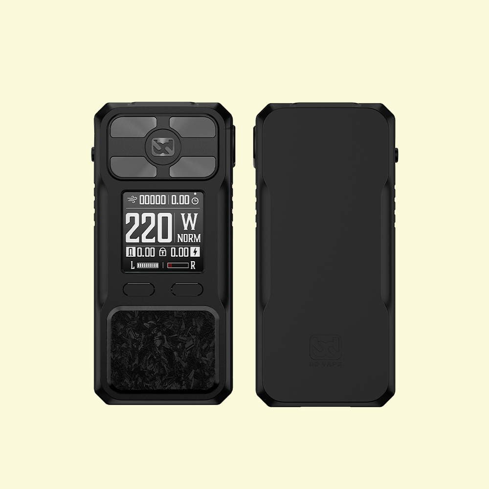 BD Vape - Rayden 220 Full Black Mod – Obrázok 2