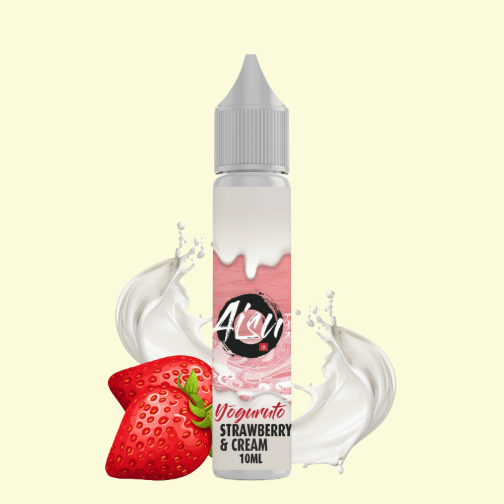 Aisu Salt - Strawberry & Cream Yoguruto 10ml e-liquid