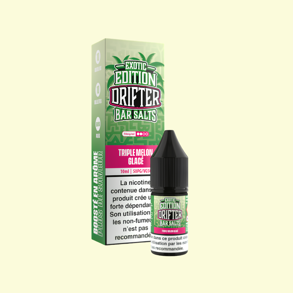 Drifter Bar Salts Exotic Edition - Triple Melon Ice 10ml e-liquid